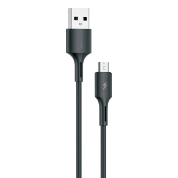 WK Design YouPin kabel USB - micro USB 3A 1m černý (WDC-136m)