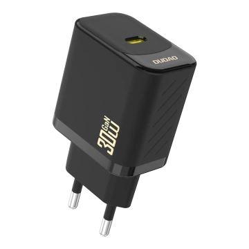 Зарядний пристрій Dudao A27P Black USB-C 30W GaN | Компактний та ефективний
