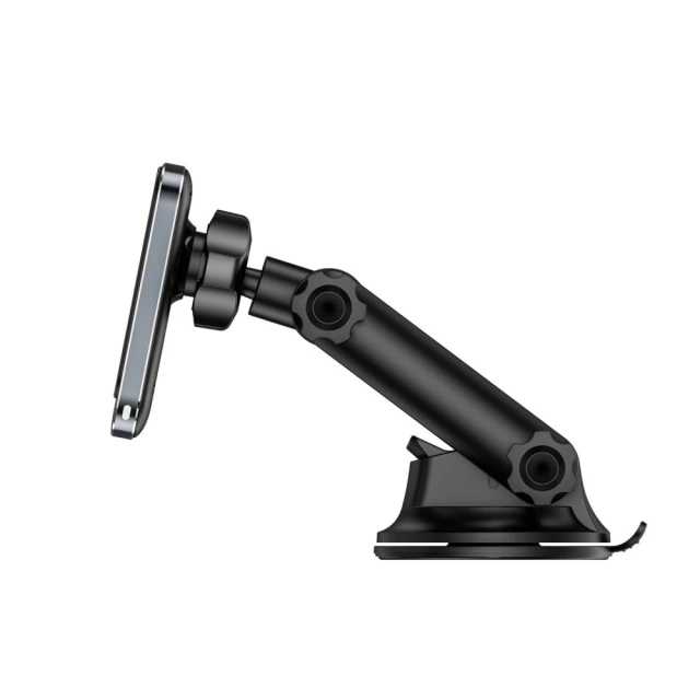 Magnetický indukčný držiak do auta MM15W-V2 Magnetická MagSafe na palubnú dosku Bezdrôtová nabíjačka do auta 15W čierna