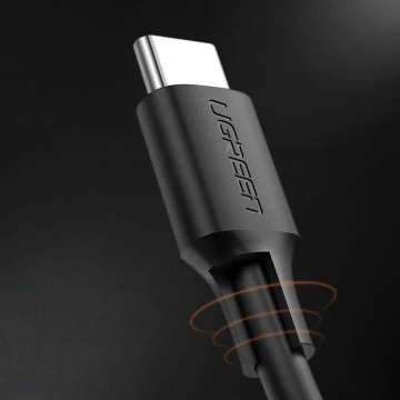 UGREEN USB typ C kabel pro nabíjení a přenos dat 3A 3m černý (US286)