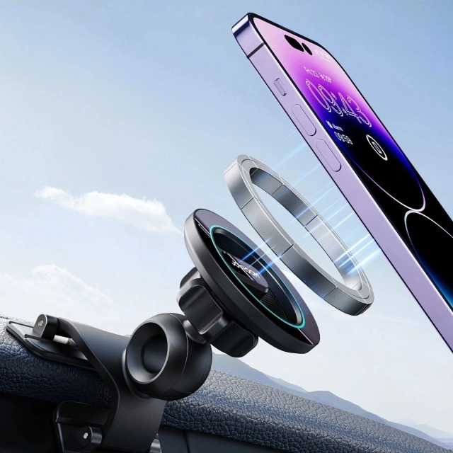 Magnetický držák na palubní desku Joyroom JR-ZS366 s rotací 360° – černý