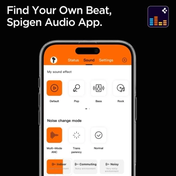 Spigen SA2402 ANC Pro Słuchawki Douszne Bluetooth White