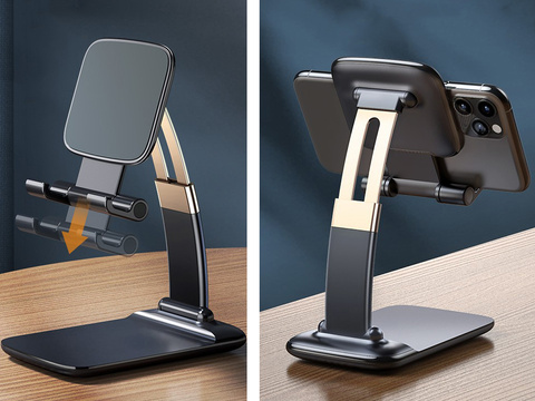Alogy Adjustable Stand Holder Phone Desk Stand Black