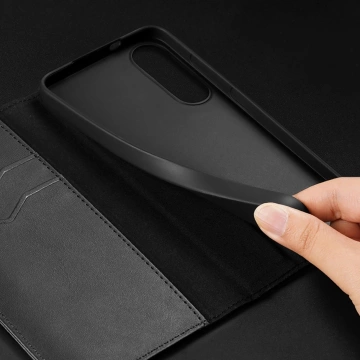 Dux Ducis Hivo Samsung Galaxy S25 Edge Case with RFID Protection Flip