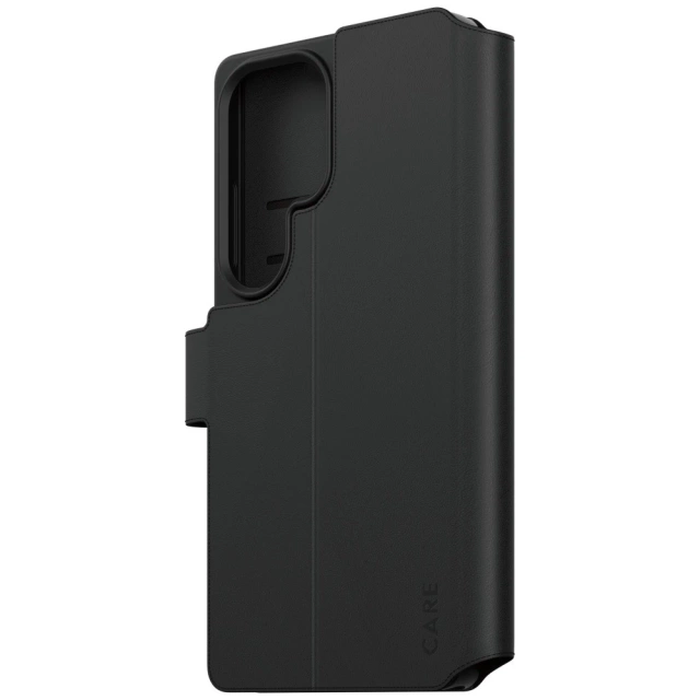 CARE Case for Samsung Galaxy S25 Ultra Black by PanzerGlass Wallet Kickstand