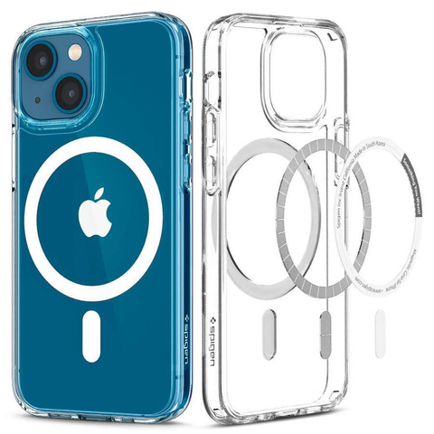Etui obudowa Spigen Ultra Hybrid Mag do Apple iPhone 13 White