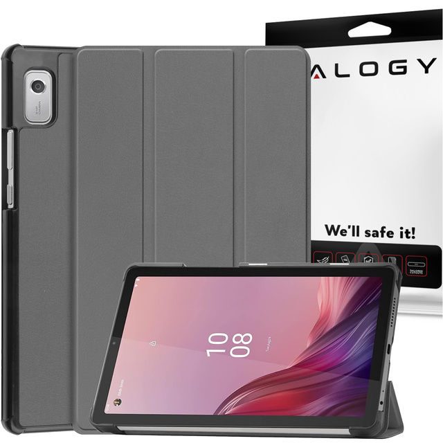 Etui Alogy Book Cover Case für Lenovo Tab M9 2023 TB310XU TB310FU Szare
