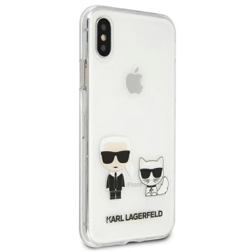 Etui Karl Lagerfeld KLHCI65CKTR do pevného puzdra na iPhone Xs Max Karl