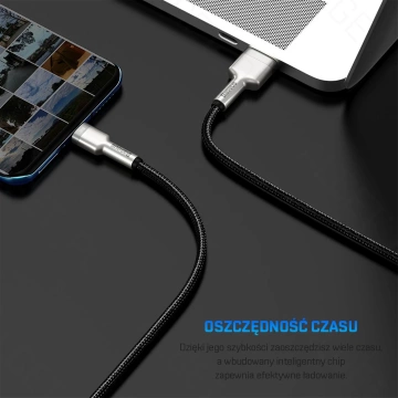 Baseus Cafule Metal Kabel nylonowy USB-C 66W 100cm 