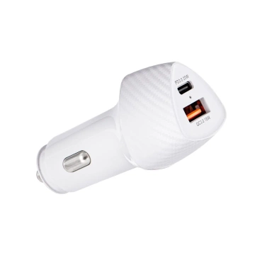 Автомобільний зарядний пристрій Forcell Carbon 38W PD 3.0 QC 3.0 з USB-C та USB