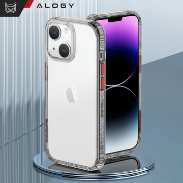 Alogy Protective Case Ochranný kryt pro Apple iPhone 14 Black and Clear Glass