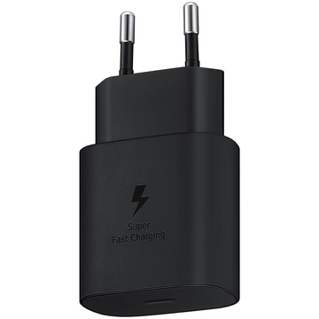 Nástěnná nabíječka 3,6A 25W rychlé napájení PD USB-C Type-C Single Black