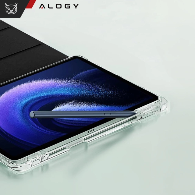 Lenovo Tab M11 10.95" TB330FU/TB330XU/TB331FC Smart Case Pencil with Flip Cover Alogy Black-Transparent