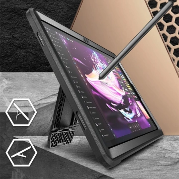 Etui Supcase Unicorn Beetle Pro pro Samsung Galaxy Tab A9 Plus 11.0 X210 / X215 / X216 Black
