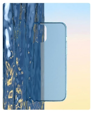 Baseus Frosted Glass Case Starre Hülle mit flexiblem Rahmen für iPhone 12 Pro Max Dunkelgrün (WIAPIPH67N-WS06)