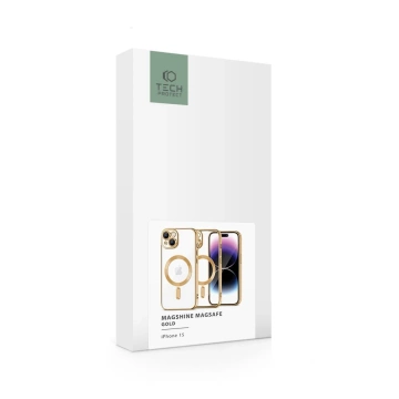 Etui MagShine MagSafe для Apple iPhone 15 Gold