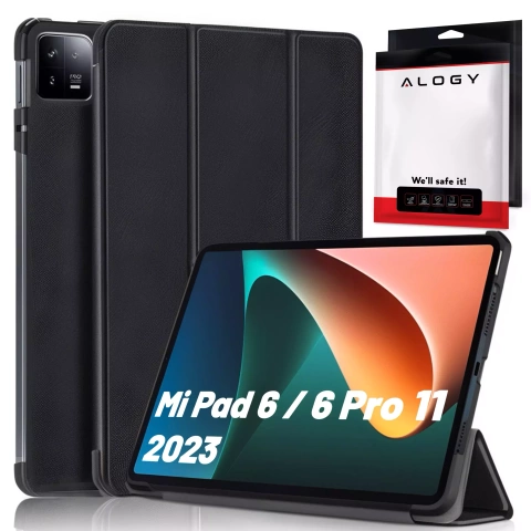 Чохол для Xiaomi Mi Pad 6 / 6 Pro 11" 2023 Tablet Case Alogy Book Cover Case Black
