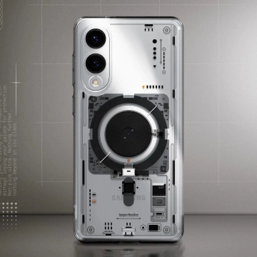Чохол Spigen Ultra Hybrid Mag для Samsung Galaxy S25 Edge, прозорий