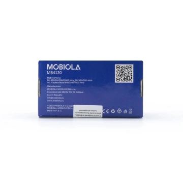 GSM telefon Mobiola MB4120 4G pro seniory tyrkysový