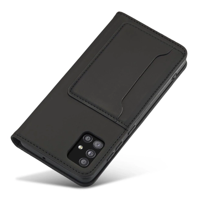 Puzdro na magnetickú kartu pre Xiaomi Redmi Note 11 Pro Pouch Wallet Card Holder Black