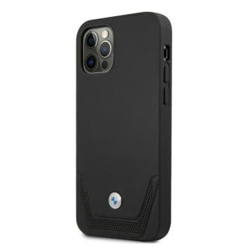 Чохол для телефону BMW BMHCP12LRSWPK для Apple iPhone 12 Pro Max 6.7" black/black Hardcase Leather Perforate