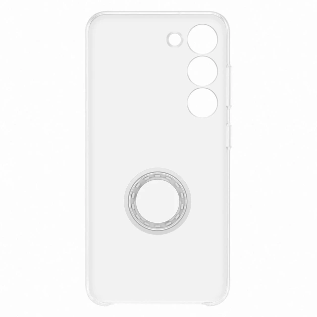Etui Samsung Clear Gadget Case do Samsung Galaxy S23 pokrowiec ring holder podstawka przezroczyste