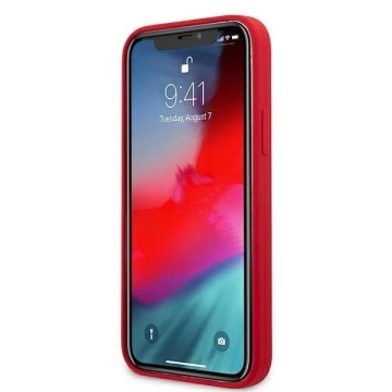 Guess GUHCP12LLSPEWRE iPhone 12 Pro Max 6,7" czerwony/red твердий чохол Peony Collection