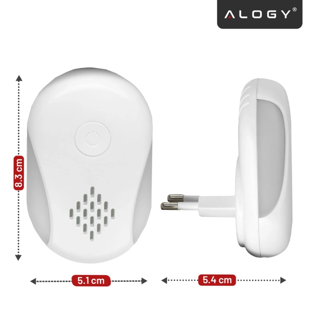 Schreibtischventilator, Standventilator, kleiner Umwälzventilator mit Clip, kabelloser Handventilator, 500 mAh, USB-C, Alogy White