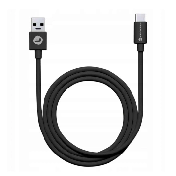 Kabel USB-A na USB-C Forcell 3.0 QC 3A 1m TPE Fast Tube, černý
