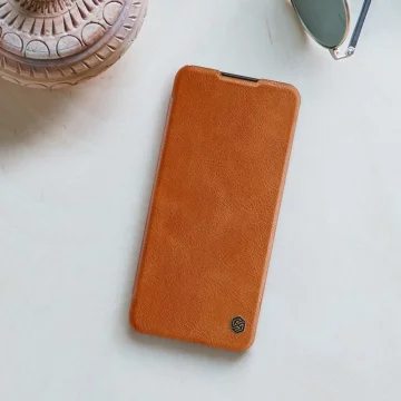 Шкіряна кобура Nillkin Qin для Samsung Galaxy A03s червона