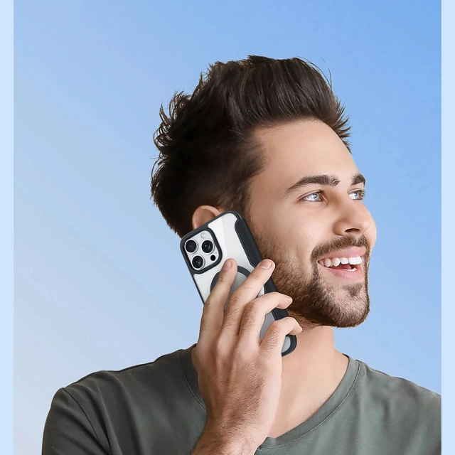 Puzdro MagSafe pre iPhone 16 Pro Max Dux Ducis Skin X Pro, stojan