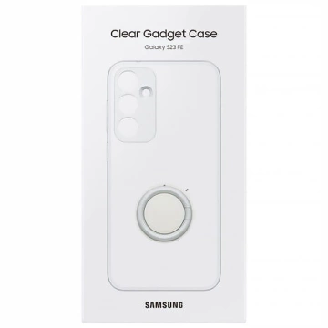 Puzdro Samsung Gadget pre Samsung Galaxy S23 FE - priehľadné