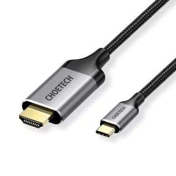 Choetech kabel USB typu C (samec) - HDMI (samec) 4K 60Hz 2 m černý (CH0021-BK)