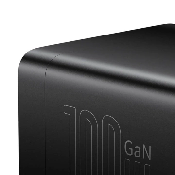 Nástěnná nabíječka / napájecí lišta Baseus GaN3 Pro 2x USB 2xUSB-C AC, 100W (černá)
