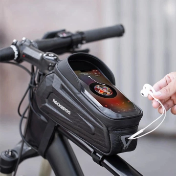 Rockbros B68-1 Frame Bag with Phone Case Black