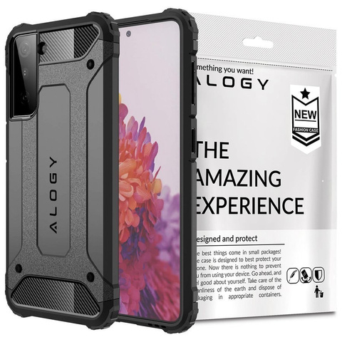 Pouzdro Alogy Hard Armor pro Samsung Galaxy S21 šedé
