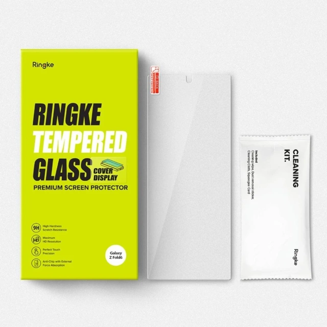Ringke Cover Display Tempered Glass 2-pack for Samsung Galaxy Z Fold 6 Clear