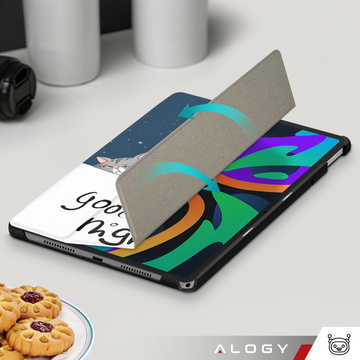 Etui für Lenovo Tab M11 10.95" TB330FU / TB330XU / TB331FC Schutzhülle für Tablet Alogy Book Cover Sleeping Cat