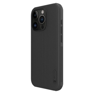Nillkin Super Frosted Shield Pro Magnetische Hülle für iPhone 15 Pro – Schwarz