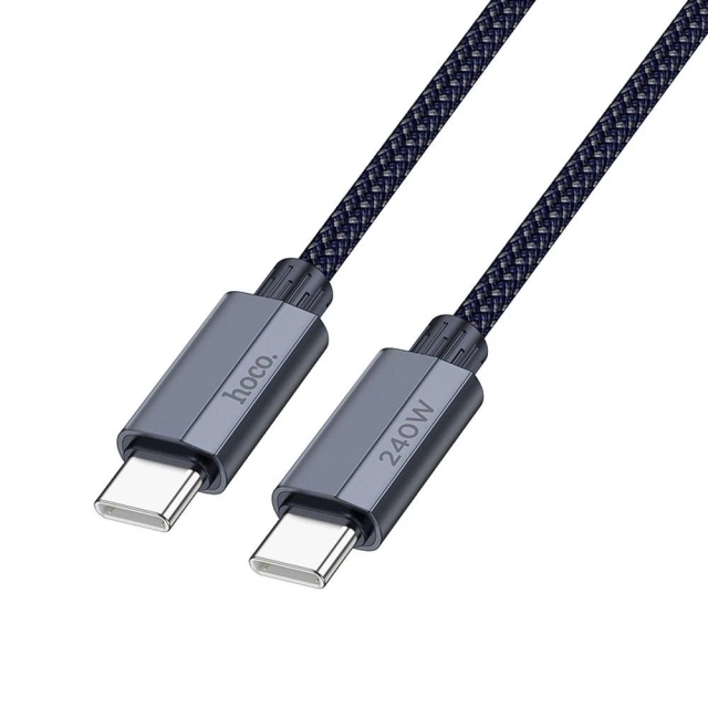 HOCO Cable Type C to Type C U134 1.8m Dark Blue PD 240W QC 3.0