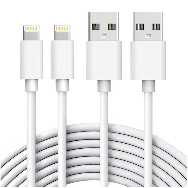 Комплект кабелів x2 100 см Alogy USB до Lightning кабель білий