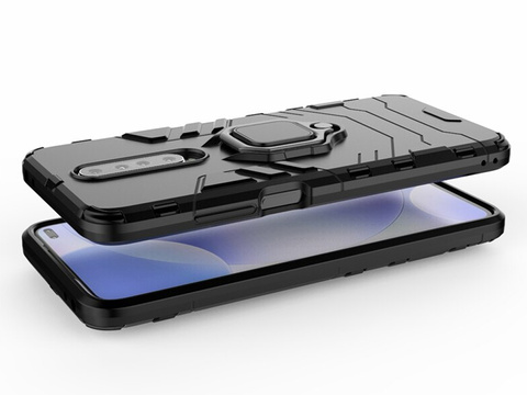 Puzdro Alogy Stand Ring Armor pre Xiaomi Poco X2 black Glass