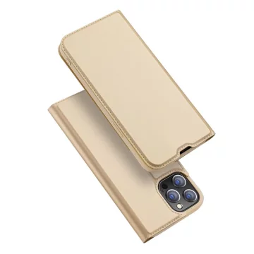 Dux Ducis Skin Pro Holster Flip Cover pre iPhone 13 Pro zlatý