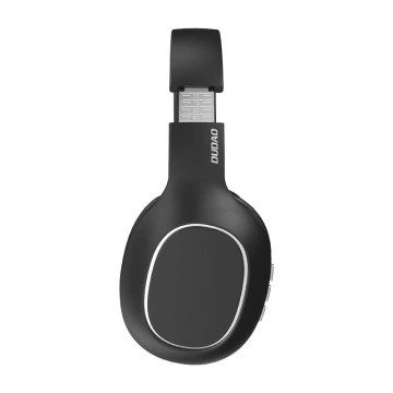 Dudao multifunkční bezdrátová sluchátka do uší Bluetooth 5.0 čtečka micro SD karet FM rádio černé (X22Pro černé)