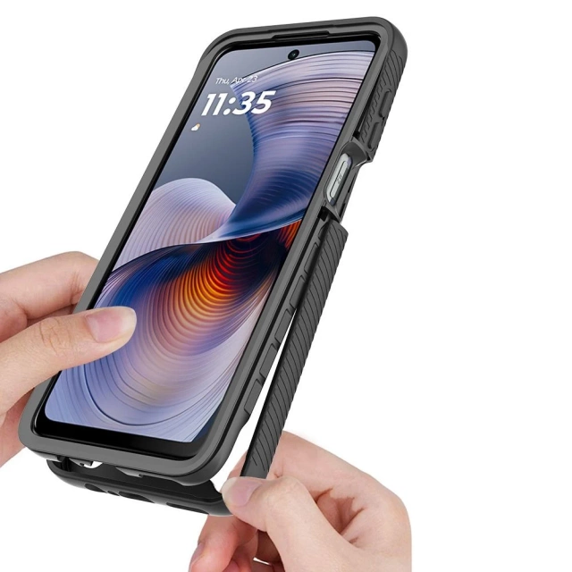 Etui Ochronne do Motorola G54 / G55 5G Tech-Protect Defense Czarny