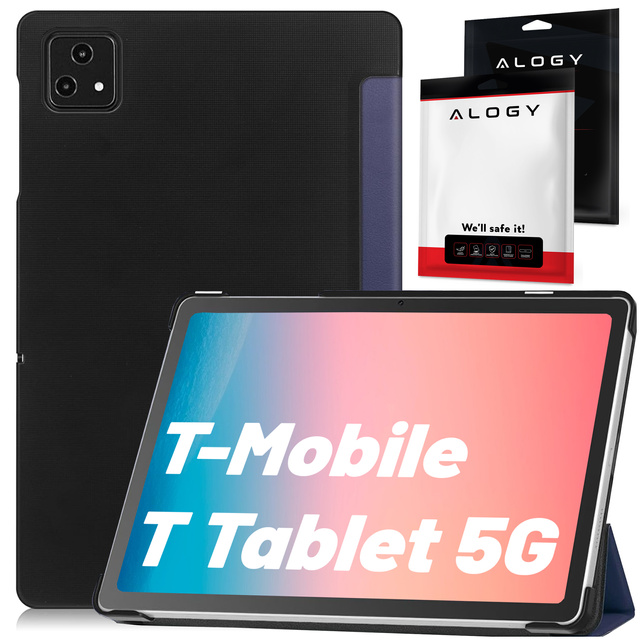 Puzdro na T-Mobile T Tablet 5G 10,36" puzdro na tablet Alogy Book Cover Case Navy Blue