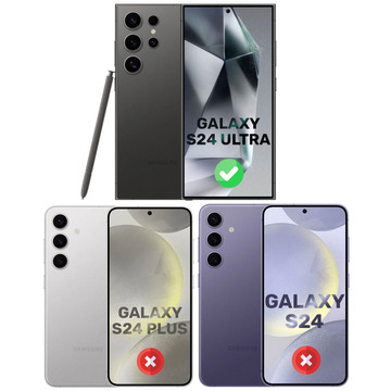 Kryt objektívu pre Samsung Galaxy S24 Ultra - 3mk Lens Protection Pro Black