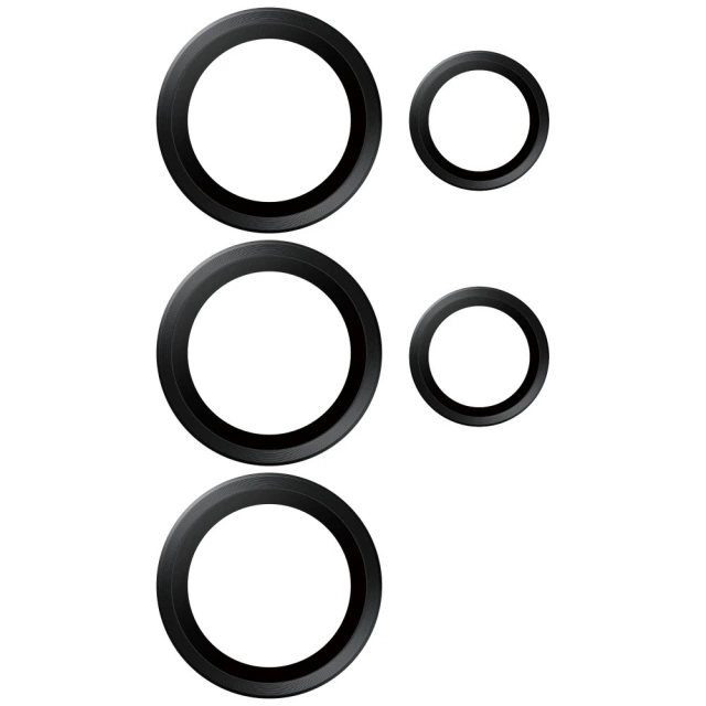 Sklo fotoaparátu pre Samsung Galaxy S25 Ultra PanzerGlass Hoops, sivé