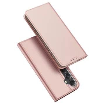 Чохол-гаманець з підставкою для Samsung Galaxy S23 FE Dux Ducis Skin Pro - рожевий