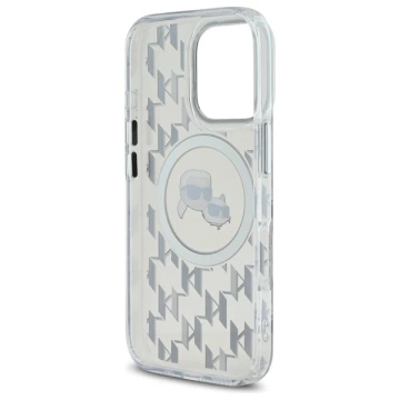 Kryt Karl Lagerfeld pre iPhone 16 Pro Max 6,9" priehľadný MagSafe IML Monogram Karl